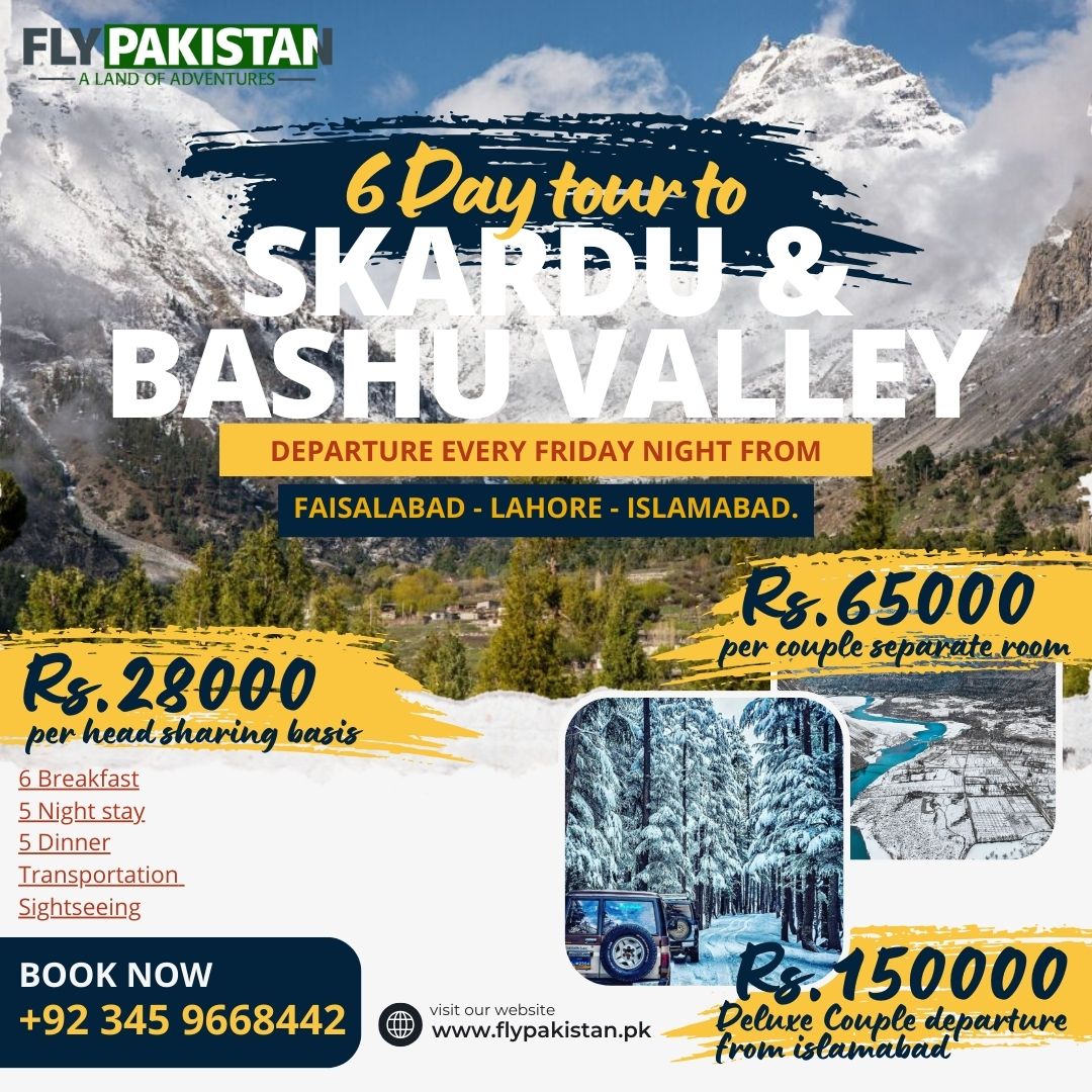 Book Deal 6 Days Tour To Skardu Valley